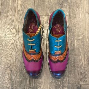 🌸Colorful Artsy Leather Shoes - 7🌸